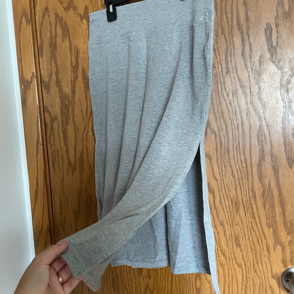 Athleta oceana midi skirt grey size small